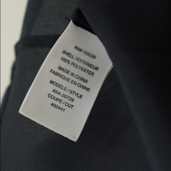 JOIE 3/4 Sleeve Peplum Blouse in Caviar - Size Medium - Picture 7 of 7